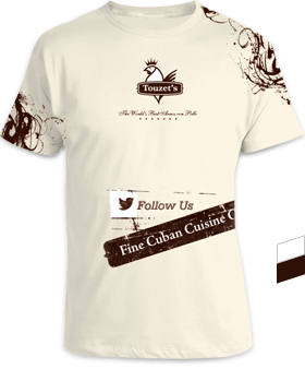 Garment graphic cream