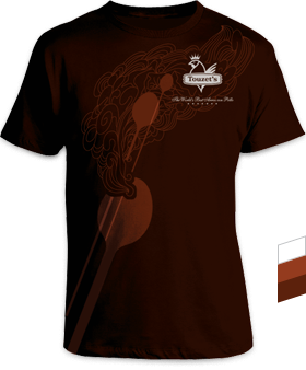 Garment graphic brown